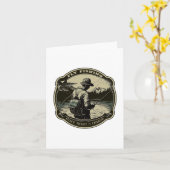 Carte Pêche À La Mouche - Parce Que La Thérapie Est Coût (Fleur jaune)