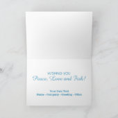 Carte Pêche à la mouche sur mesure "Fishmas" (Intérieur)