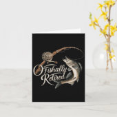 Carte Pêche à la retraite - poisson à la retraite - pois (Fleur jaune)