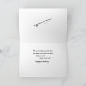 Carte Pêche Anniversaire en mots (Intérieur)