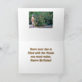 CARTE PÊCHE/ANNIVERSAIRE/PÊCHEUR SUR LA RIVIÈRE BA (Intérieur)