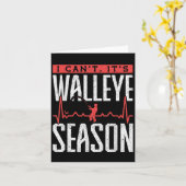 Carte Pêche au doré je ne peux pas C'est la saison du do (Fleur jaune)