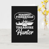 Carte Pêche au gros Pêcheur Pêche Chasse au trésor (Fleur jaune)