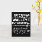 Carte Pêche au walleye (Fleur jaune)