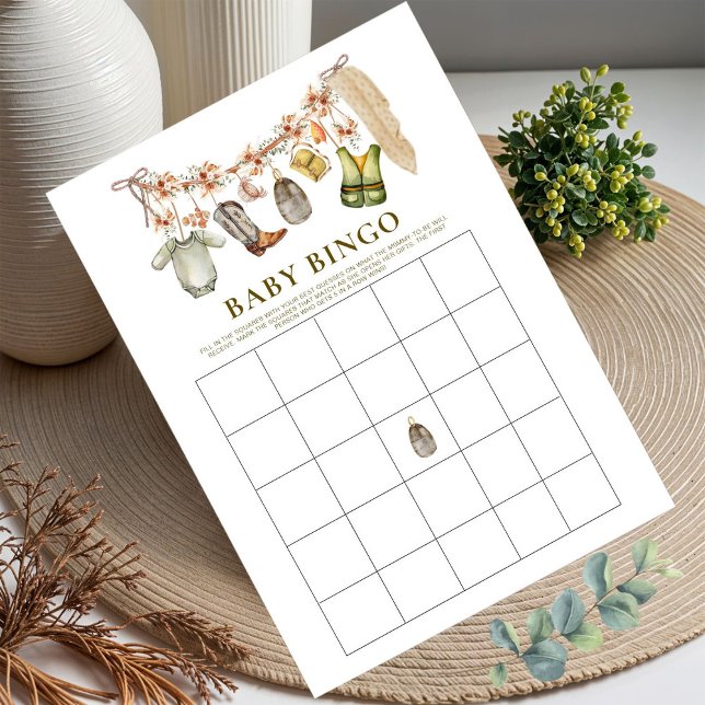 Carte Pêche Bingo Jeu de douche Bingo (Créateur téléchargé)