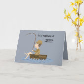 Carte Pêche Blue Funny Désolé Manqué Votre Devis D'Appel (Fleur jaune)