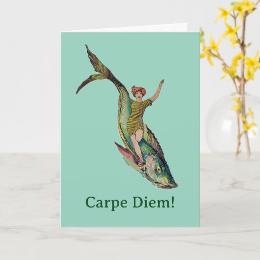 Carte « Pêche » Diem (Fleur jaune)