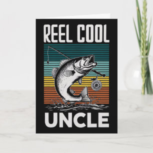 Carte Pêche Drôle Hommes Bobine Cool Oncle Pour Hommes