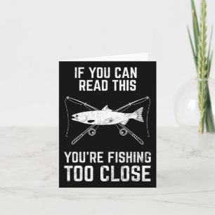 Carte Pêche drôle Pêche trop près de la fête des pères
