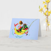 Carte Pêche du poisson dans les années 1940 (Fleur jaune)