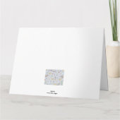 Carte Pêche et cricket pour la fête des pères (Dos)