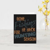 Carte Pêche Gone Be Byck Pour Chasse Saison Pêcheur (Fleur jaune)