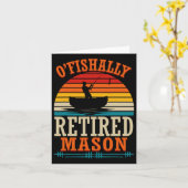 Carte Pêche O'Fishally Retraité Mason (Fleur jaune)