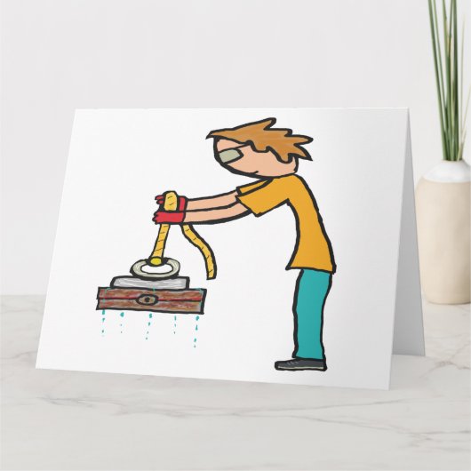 Carte Pêche sur aimant (Devant)