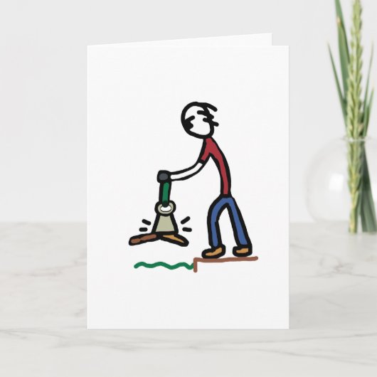 Carte Pêche sur aimant (Devant)