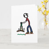 Carte Pêche sur aimant (Fleur jaune)