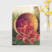 Carte Pêches déversées (Fleur jaune)