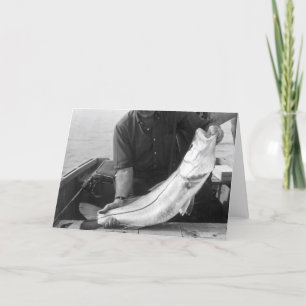 Carte Pêcheur à  la ligne avec Snook, Marco Island, la