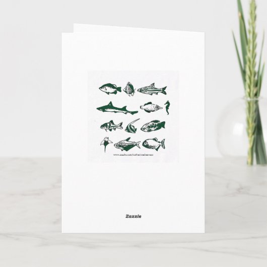 Carte Pêcheur Nutcracker Joyeux anniversaire (Dos)