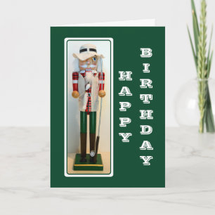 Carte Pêcheur Nutcracker Joyeux Anniversaire