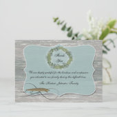 Carte Pêcheur Sympathie Merci Wreath Lure (Debout devant)