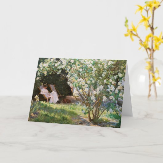 Carte Peder Severin Kroyer - Roses (Fleur jaune)