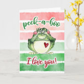 Carte Peek-a-Boo (Fleur jaune)