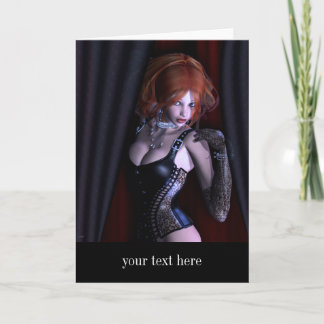 Carte Peek A Boo Gothic Fantasy