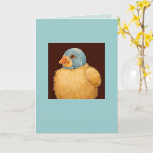 Carte peep Aviator (Fleur jaune)