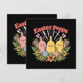 Carte Peeps de Pâques (Devant / Derrière)