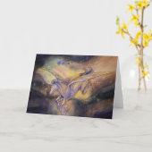 Carte Pégase avec nébuleuse (Fleur jaune)