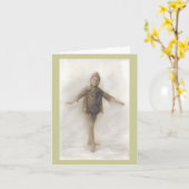Carte Peggy en tant qu'elfe (Fleur jaune)