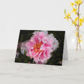 Carte Peine en pleine (Fleur jaune)