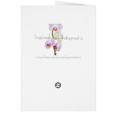 Carte peinte d'amour d'orchidée (Dos)
