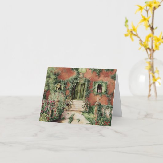 Carte peinte de rêves (Fleur jaune)