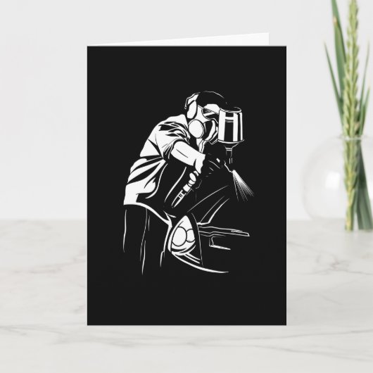 CARTE PEINTRE DE VOITURE (Devant)