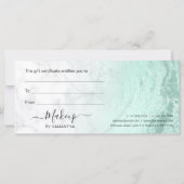 Carte Peintre maquillage de marbre à lèvres de parties s (Dos)