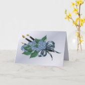 Carte Peintres Anniversaire (Fleur jaune)