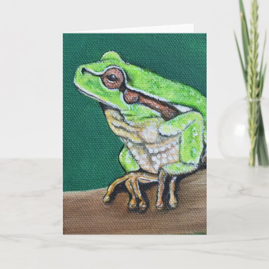 Carte Peinture à la grenouille (Devant)