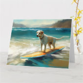 Carte Peinture Anatolie Shepherd Beach Surf (Fleur jaune)