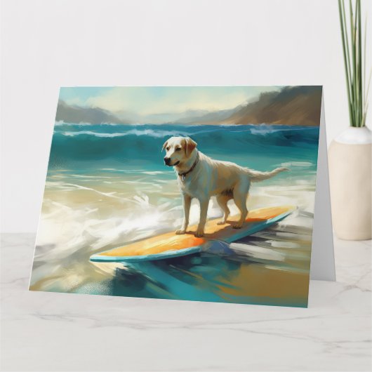 Carte Peinture Anatolie Shepherd Beach Surf (Devant)