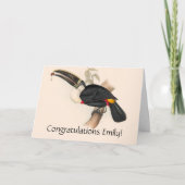 Carte Peinture animalière d'antiquités Toucans (Devant)