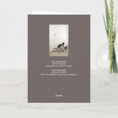 Carte Peinture chinoise de chats et papillons (Dos)