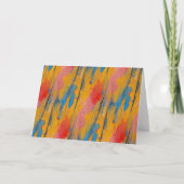 Carte Peinture colorée (Devant)