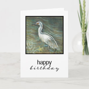 Carte Peinture D'Aiguille Dans L'Eau Joyeux Anniversaire