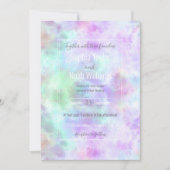Carte Peinture d'aquarelle Pastel Rainbow Cravate-Dye (Devant)