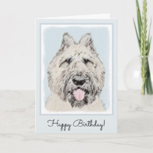 Carte Peinture de Bouvier des Flandres - Art original de