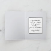 Carte Peinture de chien pour Humour d'anniversaire (Intérieur)