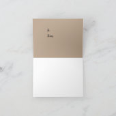 Carte Peinture de couronne de Noël de cerf de bébé (Intérieur)