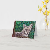 Carte Peinture de jardin Coyote (Fleur jaune)